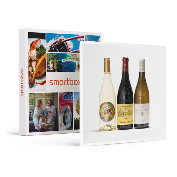 SMARTBOX - Coffret Cadeau Sélection Châteauneuf-du-Pape : 3 vins de renom livrés à domicile -  Gastronomie