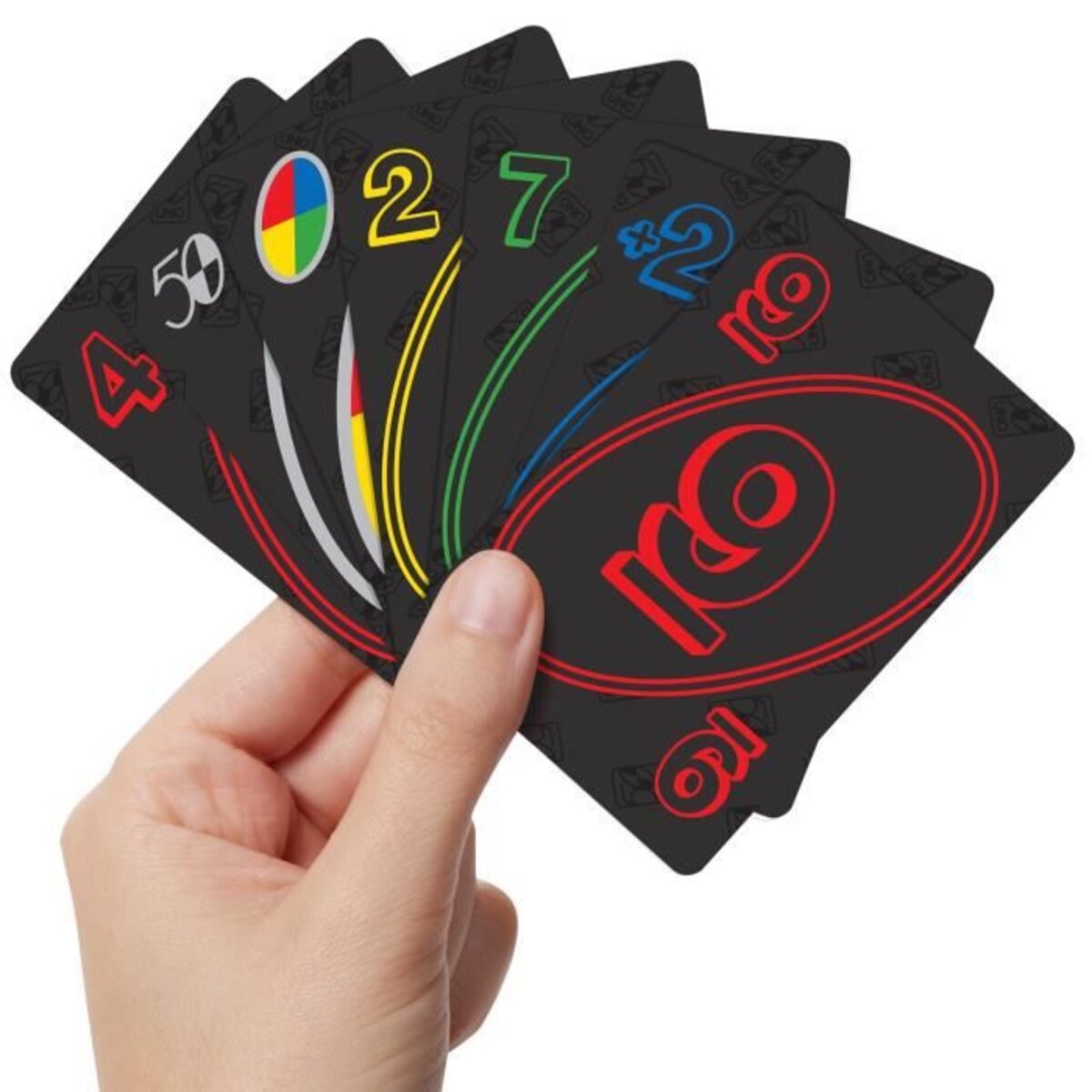 UNO Deluxe Jeu De Cartes 2 à 10 Joueurs - Version Officielle