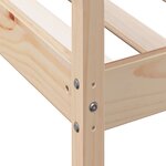 vidaXL Lit de jour 75x190 cm Bois de pin massif