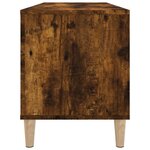 vidaXL Armoire à disques chêne fumé 100x38x48 cm bois d'ingénierie