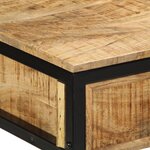 vidaXL Bureau 105x50x75 cm Bois massif Mangue