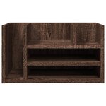 Organisateur armoire de bureau bois d'ingénierie Chêne marron 02_0043575