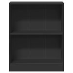 vidaXL Bibliothèque Noir 60x24x76 cm Bois d'ingénierie