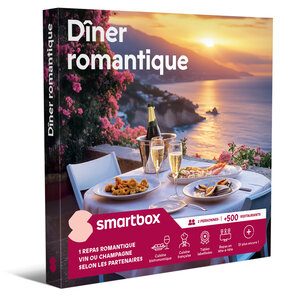 SMARTBOX - Coffret Cadeau Dîner romantique - Gastronomie