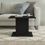 vidaXL Table basse Noir 55 5x55 5x40 cm Aggloméré