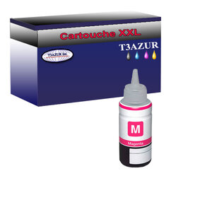 Bouteille d'encre compatible pour Epson T6733 (C13T67334A) Magenta - T3AZUR