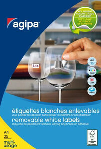 P25  Feuilles 2000 Étiquettes Multi-Usage Enl 35 6X16 9