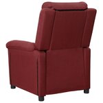 vidaXL Fauteuil électrique de massage Bordeaux Tissu