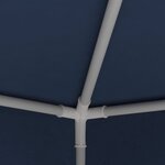 vidaXL Tente de réception avec parois latérales 2x2 m Bleu 90 g/m²