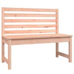 vidaXL Banc de jardin 109 cm bois massif de douglas