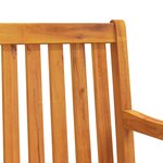 vidaXL Banc de jardin 180 cm Bois solide d'acacia