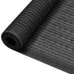 vidaXL Filet brise-vue Anthracite 1x10 m PEHD 75 g/m²