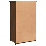 vidaXL Buffet haut chêne marron 62x32x103 5 cm bois d'ingénierie