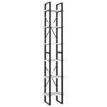 vidaXL Bibliothèque à 6 niveaux blanc 40x30x210 cm bois ingénierie