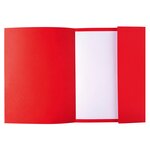 Paquet De 50 Chemises 1 Rabat Rock''s 210 - 24x32cm - Rouge - X 5 - Exacompta