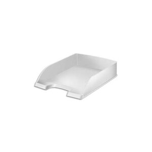 Corbeille à courrier Style blanc - Dimensions : L25,5 x H7 x P35,7 cm LEITZ