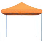 vidaXL Tente de réception pliable escamotable orange 292x292x315 cm