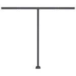 vidaXL Auvent automatique sur pied 300x250 cm Orange/marron