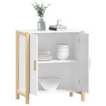 vidaXL Buffet Blanc 62x38x70 cm Bois d'ingénierie