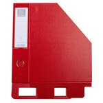 Porte-revues PP - Dos 70mm - livrés à plat - 23x31cm - Rouge EXACOMPTA