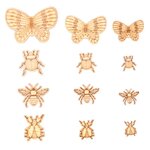 Set 35 Silhouettes Insectes Bois