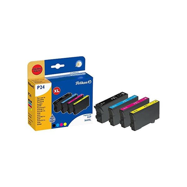 P24 cartouche jet d'encre compatible avec oem cz 676ee / sd534ee 364/364xl n... Pelikan printing