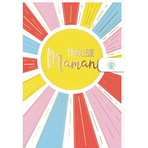 Carte Fête Des Mères - Merveilleuse Maman - Draeger paris