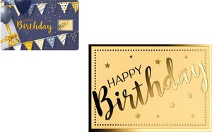 Pièce de monnaie en Or 3000 Francs g 0.031 (1/1000 oz) Millésime Gold Gift HAPPY BIRTHDAY 1/1000