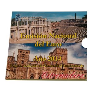 Coffret série euro BU Espagne 2014 - Estrémadure