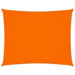 vidaXL Voile de parasol Tissu Oxford rectangulaire 3 5x4 5 m Orange
