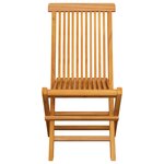 vidaXL Chaises de jardin avec coussins rouge bordeaux lot de 6 Teck