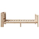vidaXL Cadre de lit sans matelas 100x200 cm bois massif de pin