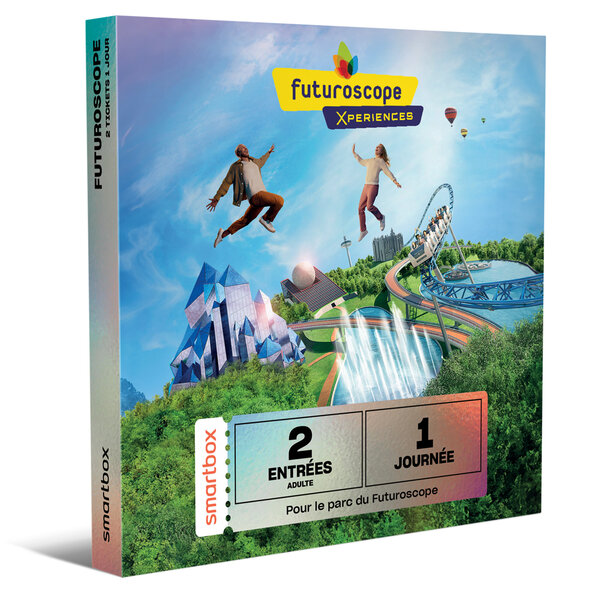 SMARTBOX - Coffret Cadeau Futuroscope 2025 - 2 entrées adulte - Multi-thèmes