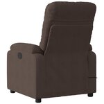 vidaXL Fauteuil inclinable de massage électrique marron