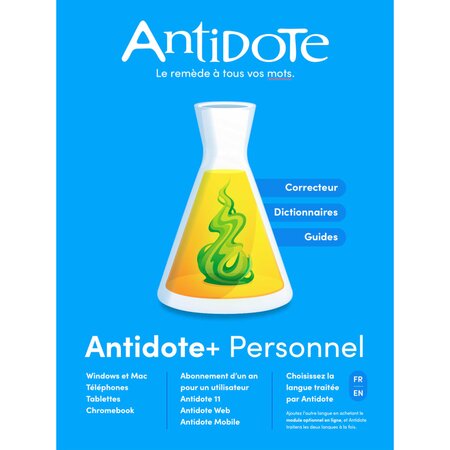 Druide antidote+ personnel - abonnement 1 an - 1 utilisateur - a télécharger