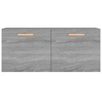 vidaXL Armoire murale Sonoma gris 80x35x36 5 cm Bois d'ingénierie