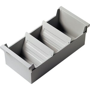 bac à fichier A6 à l'italienne gris clair non équipé HELIT