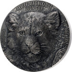 Pièce de monnaie en Argent g 2000 (2 Kg) Millésime 2023 Big Five Asia LION CUB