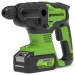 Greenworks marteau perforateur sans balai 4 en 1 24 v 2 j