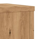 vidaXL Supports pour plantes 2 Pièces chêne artisanal bois d'ingénierie