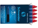 Cartouche roller One Change rouge Boîte 5 pièces x 10 SCHNEIDER