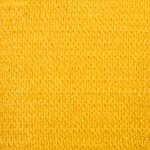vidaXL Voile d'ombrage 160 g/m² rectangulaire jaune 4x6 m PEHD