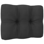 vidaXL Salon de jardin 10 Pièces avec coussins anthracite Pin massif