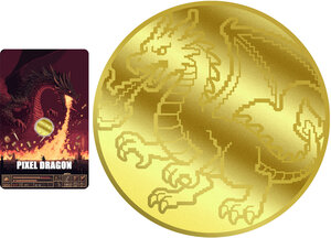 Monnaie PIXEL DRAGON 1/1000 Oz Or 12$ Liberia 2026 (PRÉCOMMANDE)