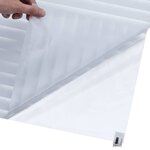 vidaXL Films pour fenêtre 2 Pièces dépoli motif de stores PVC