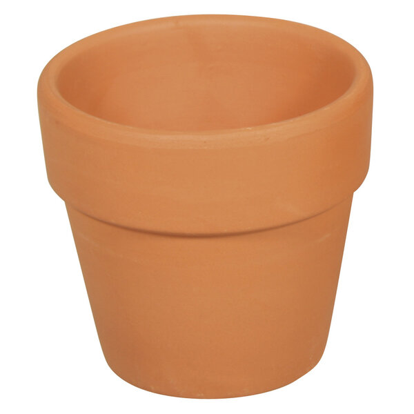 Pot en terre - cuite  extérieur ø 6 cm  hauteur 5 7 cm