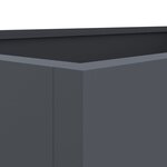 vidaXL Jardinière anthracite 62x47x46 cm acier laminé à froid