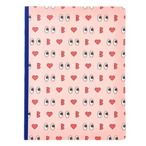 Carnet emoji bisous 128 pages - 14 5 x 19 cm