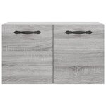 vidaXL Armoire murale Sonoma gris 60x36 5x35 cm Bois d'ingénierie