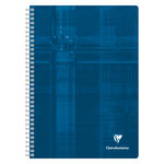 Cahier spirales clairefontaine metric - a4 21 x 29 7 cm - grands carreaux - 180 pages